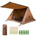 Geer Top Tents Outdoor 2-Person Dual-Layer Portable Windproof Rainproof Shelter 2-Person Tent Picnic Tent Shelter Picnic Top Tent Picnic Rainproof