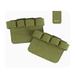 1Pair Anti-slip Training Fitness Half Finger Sports Accessories Weight Lifting Gloves Palm Pad Gym Glove ARMY GREEN
