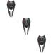 3 Pack Decor Golf Balls Superior Tool Golfing Metal Tool Golf Fork Turf Zinc Alloy