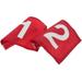 2 Pcs Putter Flags Golfing Equipment Golf Accessories Training Flag Golfs Course Supplies Accessory Golf Number Polyester