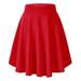 AherBiu Tennis Skirts for Women High Waisted Pleated Ruffle Workout Sportswear Stretchy Mini Skirt