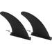 2 Pcs Paddle Board Paddleboards Poise Surfboard Tail Fin Surfboard Water Separator Surfboard Fin Balance Plastic