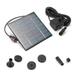 Walmeck Fountain Bath Pools Landscape Solar Pump Pools Landscape Outdoor Landscape Outdoor Pond Nozzles Bath Pools 4 Nozzles Bath QISUO Solar Powered Water HUIOP Powered Water 4 dsfen