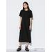 Women's Airism Cotton Short Sleeve T-Shirt Dress with Quick-Drying | Black | Medium | UNIQLO US