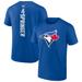 Men's Fanatics Branded George Springer Royal Toronto Blue Jays Playmaker Name & Number T-Shirt