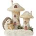 Jim Shore Home to Yours Gnome Mushroom House Cluster Lights Up Figurine