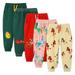 Esaierr Toddler Boys Autumn Winter Casual Sweatpants Cartoon Embroidery Jogger Bottom Trousers Casual Jogging Trousers Pants for 2-7 Years Old