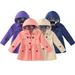 Esaierr Kids Girls Hooded Trench Coat Outwear Toddler Trench Jacket Autumn Jacket for 3-11Y