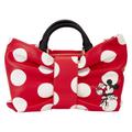 Loungefly Mickey & Friends Minnie Mouse Rocks The Dots Figural Bow Crossbody Bag