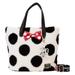 Loungefly Mickey & Friends Minnie Mouse Rocks The Dots Sherpa Tote Bag