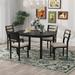 Mid-Century 5-Piece Dining Table Set Kitchen Table Set for 4