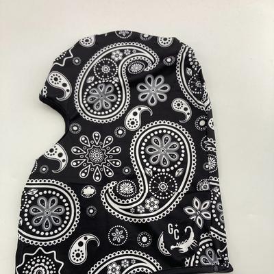 Nike Accessories | Balaclava Ski Mask Black Paisley Uni-Sex Fits All | Color: Black | Size: Os