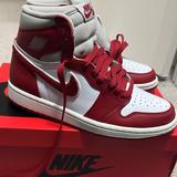 Nike Shoes | Air Jordan 1 Retro Hi Og Women’s Size 7 Lt Iron Ore/Varsity Red-Sail Dj4891-061 | Color: Red/White | Size: 7