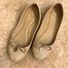 Tory Burch Shoes | Neutral, Tory Burch, Leather Ballerina Flats. | Color: Cream/Tan | Size: 9