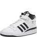 Adidas Shoes | Adidas Mens Forum Mid Sneakers Size 9 Color White/Black/White | Color: White | Size: 9
