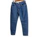 Levi's Bottoms | Levis Silver Tab Jeans Girls 16r Blue Mini Mom Denim Adjustable Waist High Rise | Color: Blue | Size: 16g