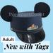 Disney Accessories | Adult Nwt Disney Ears Conductor Hat Red Car Trolley Adult Mickey Ears | Color: Black/Blue | Size: Adult