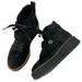 Coach Shoes | Coach Urban Hiker Suede Shearling Boot Black Size 8 | Color: Black/Silver | Size: 8