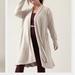 Athleta Sweaters | Athleta Plus Size Cozy Soft Pranayama Long Wrap Abalone Grey Cardigan 3x | Color: Gray | Size: 3x