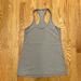 Lululemon Athletica Tops | Lulu Cool Race Back Long Tank | Color: Gray | Size: 8