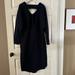 Free People Dresses | Free People Fp Beach Fleece V Back Long Sleeve Dress / Tunic Top In Navy Blue | Color: Blue | Size: L