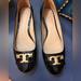 Tory Burch Shoes | Authentic Tory Burch Black Gigi Patent Leather 25mm Logo Pumps | Color: Black | Size: 5