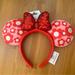 Disney Accessories | Disneyland 2024 Minnie Flower Ears Park Exclusive | Color: Pink/Red | Size: Os