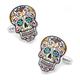 Skull Cufflinks Retro Skull Design Men's Cufflinks (Metallic Color: 10) ()