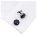 Jewelry men's cufflinks men's shirt metal texture metal texture cufflinks business formal cuff decorative buttons (large)