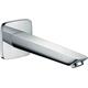 Wannenarmatur HANSGROHE "Logis" Armaturen Gr. H/T: 20,7 cm x 19,7 cm, silberfarben (chrom) Wannenarmaturen