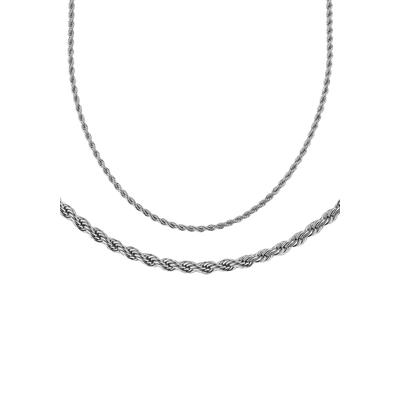 Kette ohne Anhänger FIRETTI "Schmuck Geschenk Silber 925 Halsschmuck Halskette Kordelkette" Gr. 50, silber (silberfarben), Halsketten, Damen, 50, Silber 925 (Sterlingsilber), B: 1,9mm, Made in Germany, B:1,9mm Image
