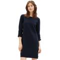 Jerseykleid TOM TAILOR DENIM Gr. XL, N-Gr, blau (sky captain blue) Damen Kleider Freizeitkleider