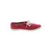 Keds Sneakers: Red Print Shoes - Women's Size 8 - Almond Toe