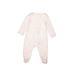 Just One You Made by Carter's Long Sleeve Onesie: Pink Brocade Bottoms - Size 6 Month