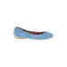 fs/ny Flats: Blue Solid Shoes - Women's Size 8 - Round Toe