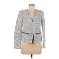 Topshop Jacket: Gray Print Jackets & Outerwear - Women's Size 6