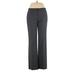 Elie Tahari Dress Pants - Mid/Reg Rise Boot Cut Boot Cut: Gray Bottoms - Women's Size 6