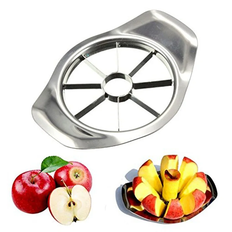 Nouveaux accessoires de cuisine coupe-pomme en acier inoxydable trancheuse outils de légumes et de fruits trancheuse de fruits gadgets de cuisine accessoires de cuisine