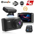 Caméra de Tableau de Bord avec Objectif Touriste Ultra HD Enregistreur Vidéo 4K DVR WIFI GPS