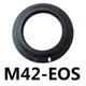 Pour anneau adaptateur d'objectif M42 pour objectif M42 pour 5DIII 5DII 5D 6D 7D 60D adaptateur