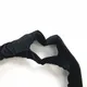 Gants longs en velours doré pour femmes gants de conduite chauds velours noir élastique robe