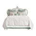 Eastern Accents Casa Guava Bedset Cotton in Green/White | Full Duvet Cover + 4 Shams + 1 Throw Pillow | Wayfair 7Y3-BDF-493