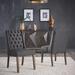 Dukinfield Tufted Upholstered Side Chair Fabric in Gray/Brown Laurel Foundry Modern Farmhouse® | Wayfair 8E895FA3E6C54E2DA6B83DA28D58AA68