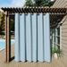 Latitude Run® Dencie Solid Grommet Top Waterproof Outdoor Curtain Single Panel Polyester in Green/Blue | 52" W x 108" L | Wayfair