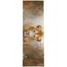 Brown/Orange 30 x 96 x 0.08 in Area Rug - East Urban Home Havyn Area Rug Polyester | 30 H x 96 W x 0.08 D in | Wayfair