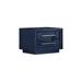 Wildon Home® Dequann 2 - Drawer Nightstand in Navy Wood in Blue/Brown | 19 H x 28 W x 21 D in | Wayfair 14CEA4DB56394B85959C845E7549D5F8