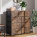 17 Stories Beaufays 9 - Drawer Dresser Wood/Metal in Brown | 39.5 H x 39.4 W x 11.8 D in | Wayfair 4473D9ABA5514844A013F4BB9F489631