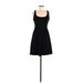 Cynthia Rowley TJX Casual Dress - A-Line: Black Solid Dresses - Women's Size Medium