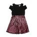 Blush by Us Angels Special Occasion Dress - A-Line: Burgundy Print Skirts & Dresses - Kids Girl's Size 16