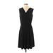 Annalee + Hope Casual Dress - A-Line: Black Solid Dresses - Women's Size Medium